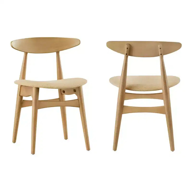 Cortland Mid-Century Modern Tapered Dining Chairs (Set of 2) - iNSPIREQ