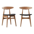 Cortland Mid-Century Modern Tapered Dining Chairs (Set of 2) - iNSPIREQ