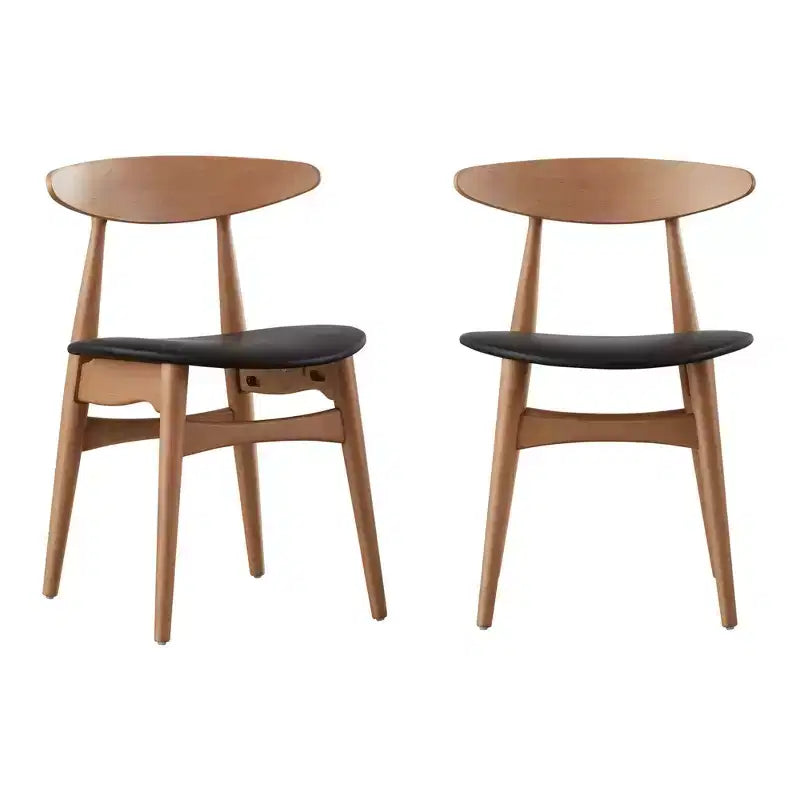 Cortland Mid-Century Modern Tapered Dining Chairs (Set of 2) - iNSPIREQ