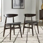 Cortland Mid-Century Modern Tapered Dining Chairs (Set of 2) - iNSPIREQ