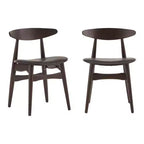 Cortland Mid-Century Modern Tapered Dining Chairs (Set of 2) - iNSPIREQ