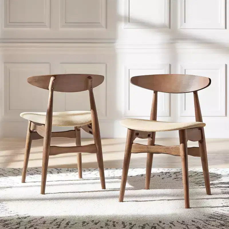 Cortland Mid-Century Modern Tapered Dining Chairs (Set of 2) - iNSPIREQ