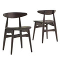 Cortland Mid-Century Modern Tapered Dining Chairs (Set of 2) - iNSPIREQ