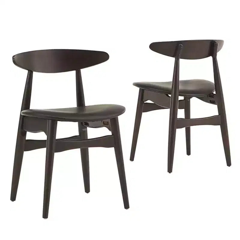 Cortland Mid-Century Modern Tapered Dining Chairs (Set of 2) - iNSPIREQ