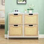 Meuble à chaussures Acekool avec deux tiroirs, organiseur à tiroirs basculants, étagère à chaussures étroite peu encombrante pour entrée ou chambre à coucher