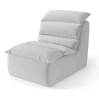 Ergonomic Bean Bag Chair, with Back Support, Non-Slip Base, Modern Single Sofa, for Living Room, Bedroom, Office