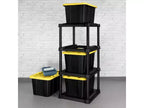 Organisateur de rangement Sterilite à 4 niveaux avec 4 bacs de rangement industriels de 102 litres