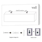 NAYSAYE Floating Shelves Wall Mounted Wood Storage with Invisible Brackets for Bathroom Bedroom Living Room Kitchen, Multicolor