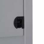 Meuble d'entrée avec banc porte-chaussures, patères et étagères ouvertes pour le rangement et l'organisation de l'entrée