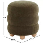 Cecelia Round Ottoman - SFV5133 - Safavieh Couture