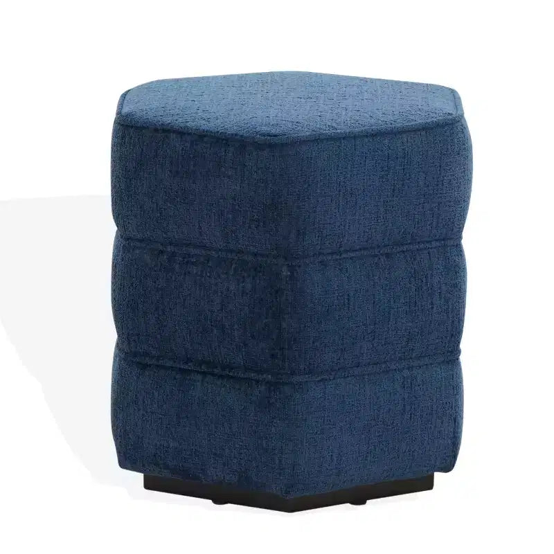 Rosaria Chenille Hexagon Ottom - SFV4875 - Safavieh Couture