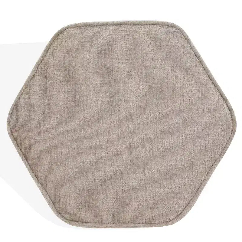 Rosaria Chenille Hexagon Ottom - SFV4875 - Safavieh Couture