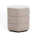 Rosaria Chenille Hexagon Ottom - SFV4875 - Safavieh Couture