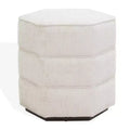 Rosaria Chenille Hexagon Ottom - SFV4875 - Safavieh Couture