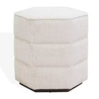 Rosaria Chenille Hexagon Ottom - SFV4875 - Safavieh Couture