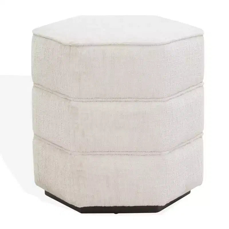 Rosaria Chenille Hexagon Ottom - SFV4875 - Safavieh Couture