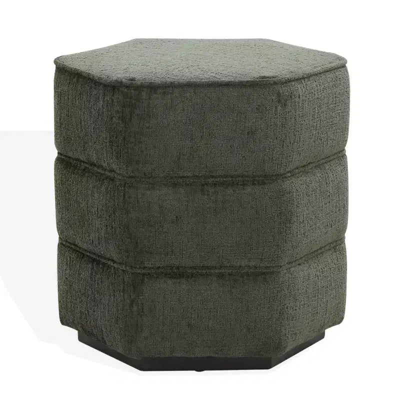 Rosaria Chenille Hexagon Ottom - SFV4875 - Safavieh Couture