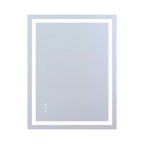 SUMERAIN 30x36 Wall Tempered Glass Bathroom Mirror, ETL Anti-Fog Vanity Mirror 3 Color Temperatures