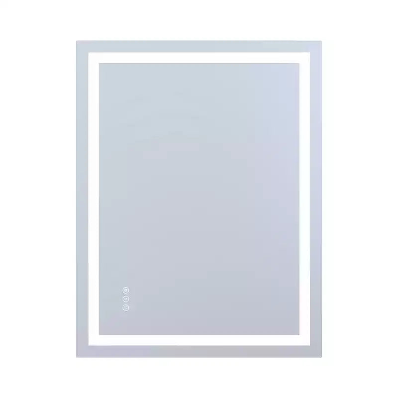 SUMERAIN 30x36 Wall Tempered Glass Bathroom Mirror, ETL Anti-Fog Vanity Mirror 3 Color Temperatures