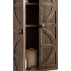 Kate and Laurel Galliene Wood Wall Cabinet, 22x7x28 Natural