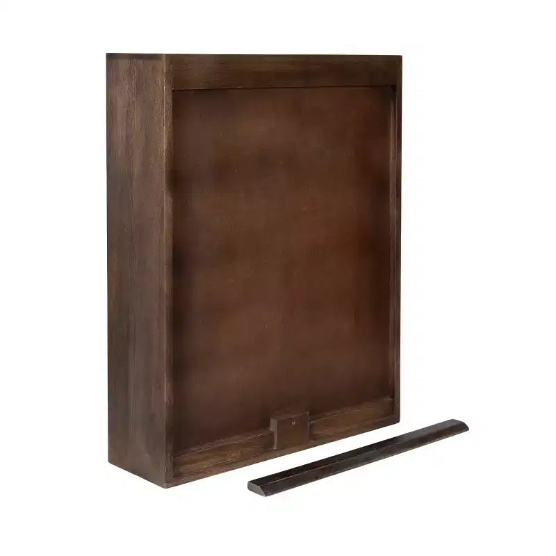 Kate and Laurel Galliene Wood Wall Cabinet, 22x7x28 Natural