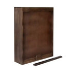 Kate and Laurel Galliene Wood Wall Cabinet, 22x7x28 Natural