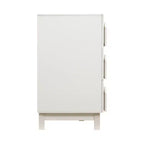 Commode moderne Whisen 60 à 6 tiroirs avec façade ondulée, grande commode de rangement anti-basculement pour chambre à coucher