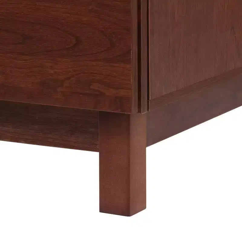 Commode moderne Whisen 60 à 6 tiroirs avec façade ondulée, grande commode de rangement anti-basculement pour chambre à coucher