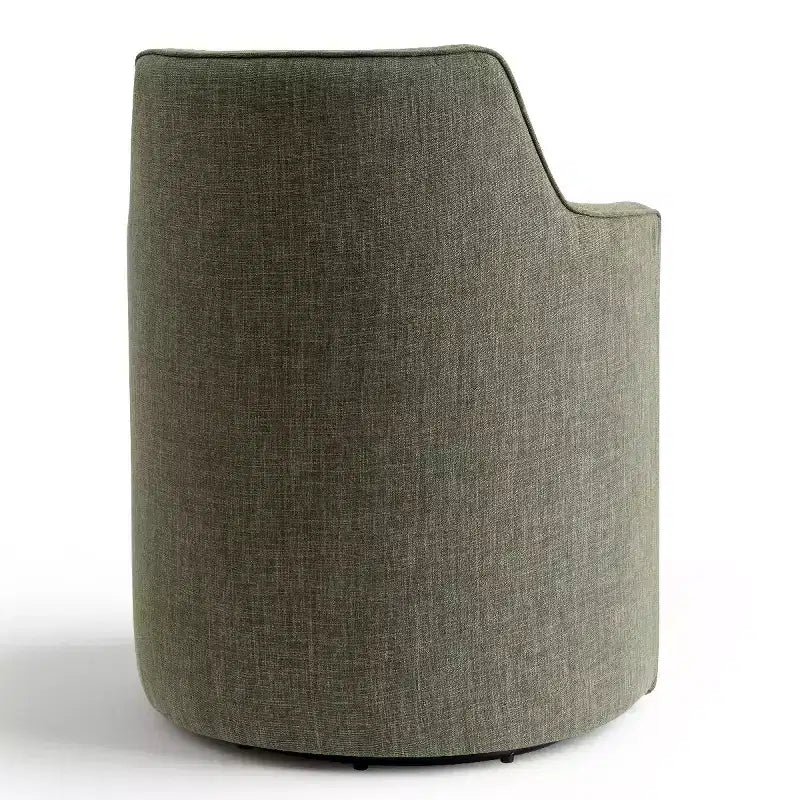 Lot de 2 chaises de salle à manger pivotantes modernes, fauteuils baquets rembourrés avec rotation à 360°, chaises d'appoint pour salle à manger ou salon-Panipeachy