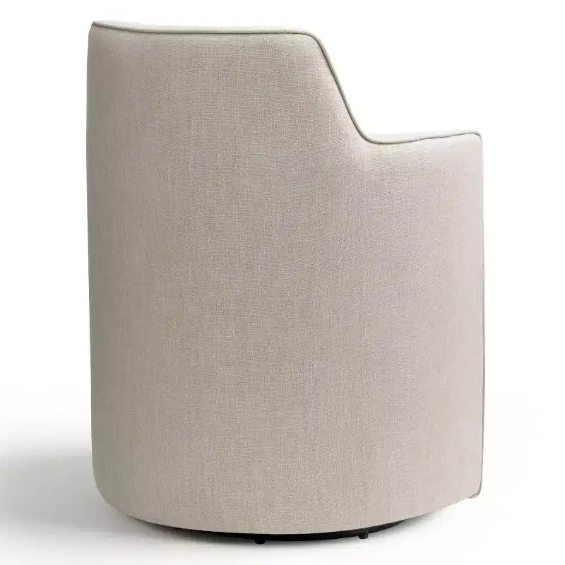 Lot de 2 chaises de salle à manger pivotantes modernes, fauteuils baquets rembourrés avec rotation à 360°, chaises d'appoint pour salle à manger ou salon-Panipeachy