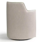 Lot de 2 chaises de salle à manger pivotantes modernes, fauteuils baquets rembourrés avec rotation à 360°, chaises d'appoint pour salle à manger ou salon-Panipeachy