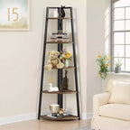 MAYEERTY 5-Tier Versatile Corner Storage Shelf for Multiple Scenarios