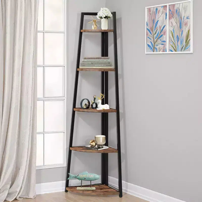 MAYEERTY 5-Tier Versatile Corner Storage Shelf for Multiple Scenarios