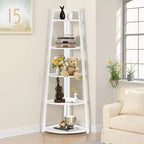 MAYEERTY 5-Tier Versatile Corner Storage Shelf for Multiple Scenarios