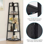 MAYEERTY 5-Tier Versatile Corner Storage Shelf for Multiple Scenarios