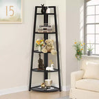 MAYEERTY 5-Tier Versatile Corner Storage Shelf for Multiple Scenarios