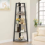 MAYEERTY 5-Tier Versatile Corner Storage Shelf for Multiple Scenarios