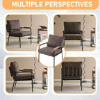 Karl Home 2Pcs Modern Accent Chair Armchair For Living Room