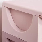 3-Tier Kids Toy Storage Organizer with 3 Removable Drawers Pink