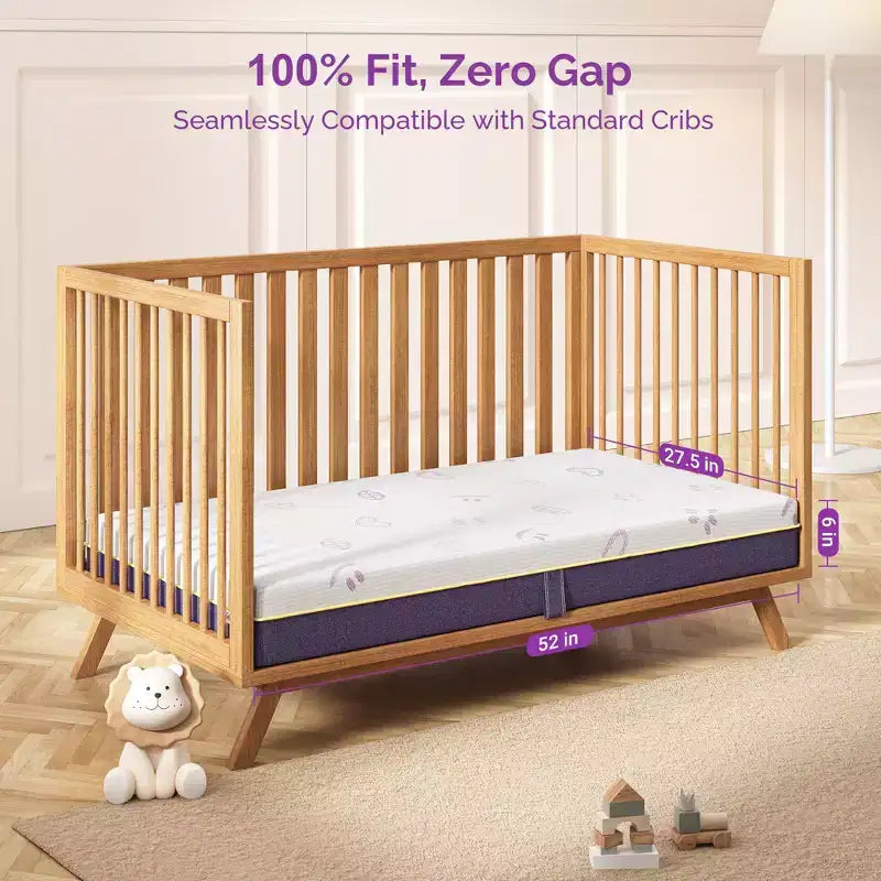 Sersper Baby Crib Mattress-Soft, Safe, and Breathable with Cooling Memory Foam