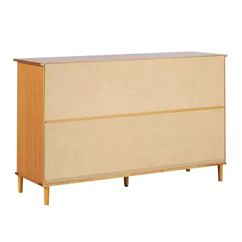 Classic Mid-Century Modern Horizontal 6 Drawer Dresser - Walker Edison