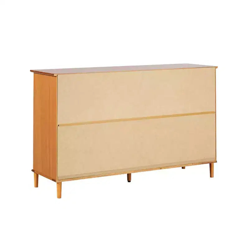 Classic Mid-Century Modern Horizontal 6 Drawer Dresser - Walker Edison