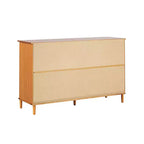 Classic Mid-Century Modern Horizontal 6 Drawer Dresser - Walker Edison