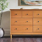 Classic Mid-Century Modern Horizontal 6 Drawer Dresser - Walker Edison