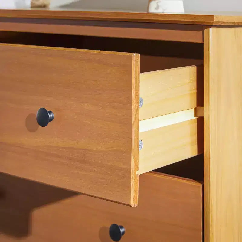 Classic Mid-Century Modern Horizontal 6 Drawer Dresser - Walker Edison