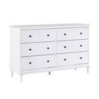 Classic Mid-Century Modern Horizontal 6 Drawer Dresser - Walker Edison