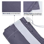 Narwey XL Nylon Laundry Bag with Strap, Large Dirty Garments Organizer