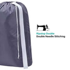 Narwey XL Nylon Laundry Bag with Strap, Large Dirty Garments Organizer