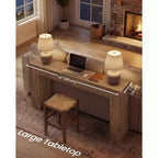 VASAGLE Table d'entrée, Console longue, Plateau épais, Style fermier, pour Couloir, Derrière le canapé, Salon, Hall d'entrée, Montage facile