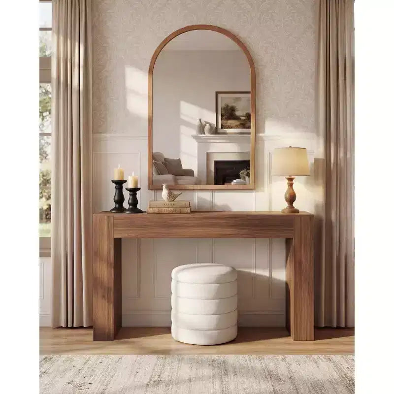 VASAGLE Table d'entrée, Console longue, Plateau épais, Style fermier, pour Couloir, Derrière le canapé, Salon, Hall d'entrée, Montage facile